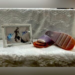 Tory Burch Purple and Orange Sandals